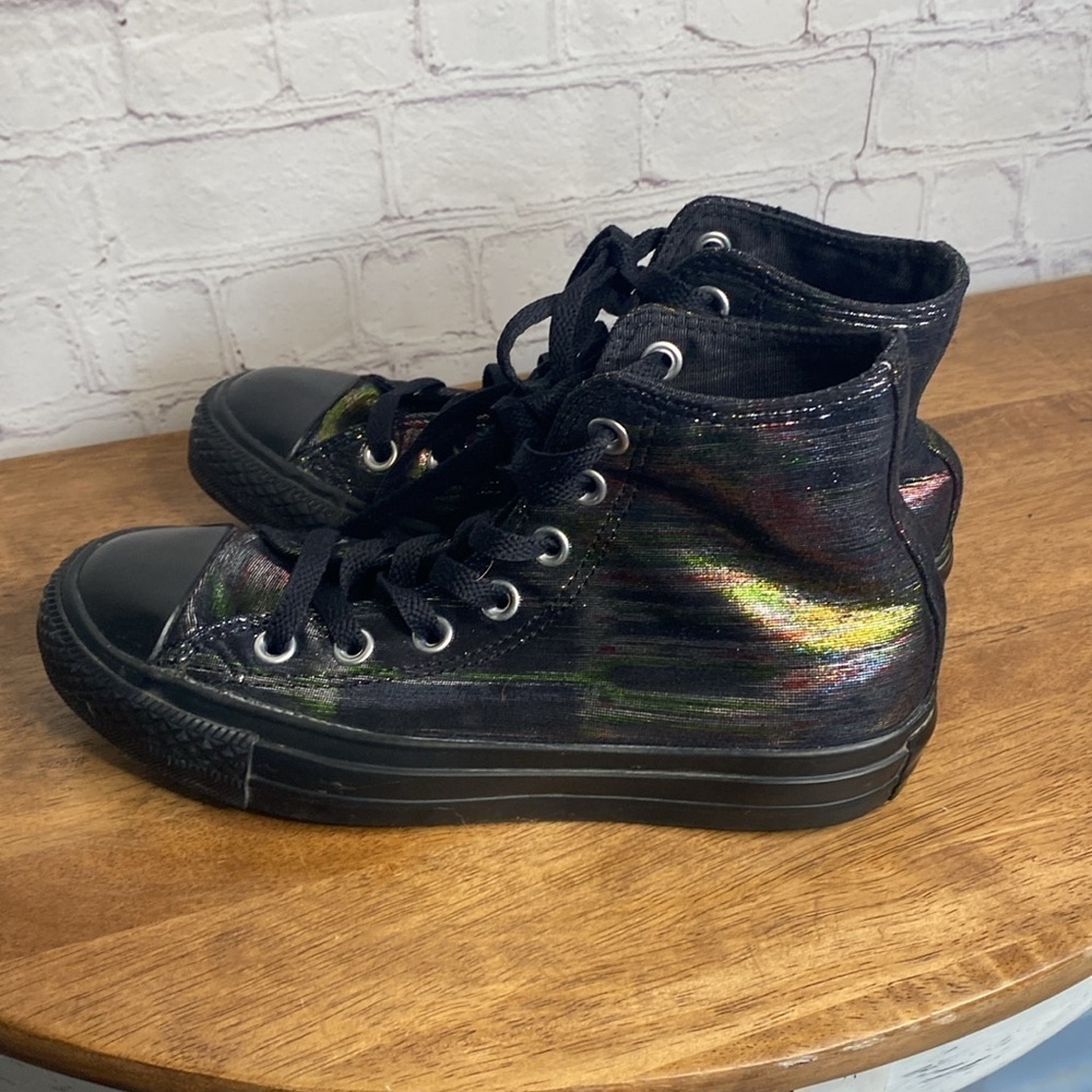 Converse Chuck Taylor High Top Metallic Canvas Sneaker Size 6 - Picture 10 of 17